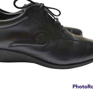 Black Hirica leather shoes european size 39